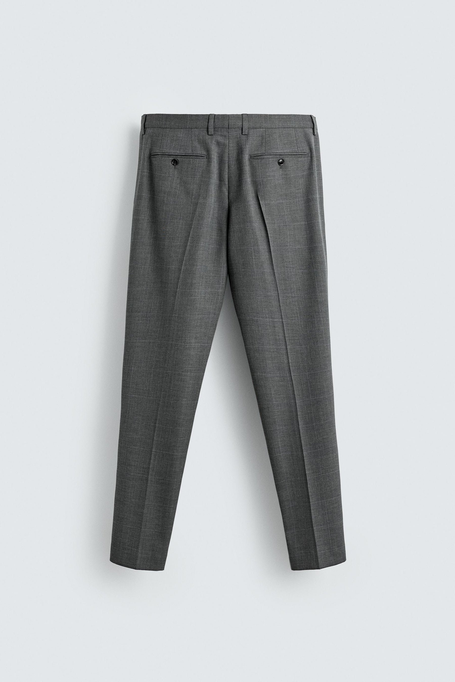 CHECK SUIT TROUSERS - Image 7
