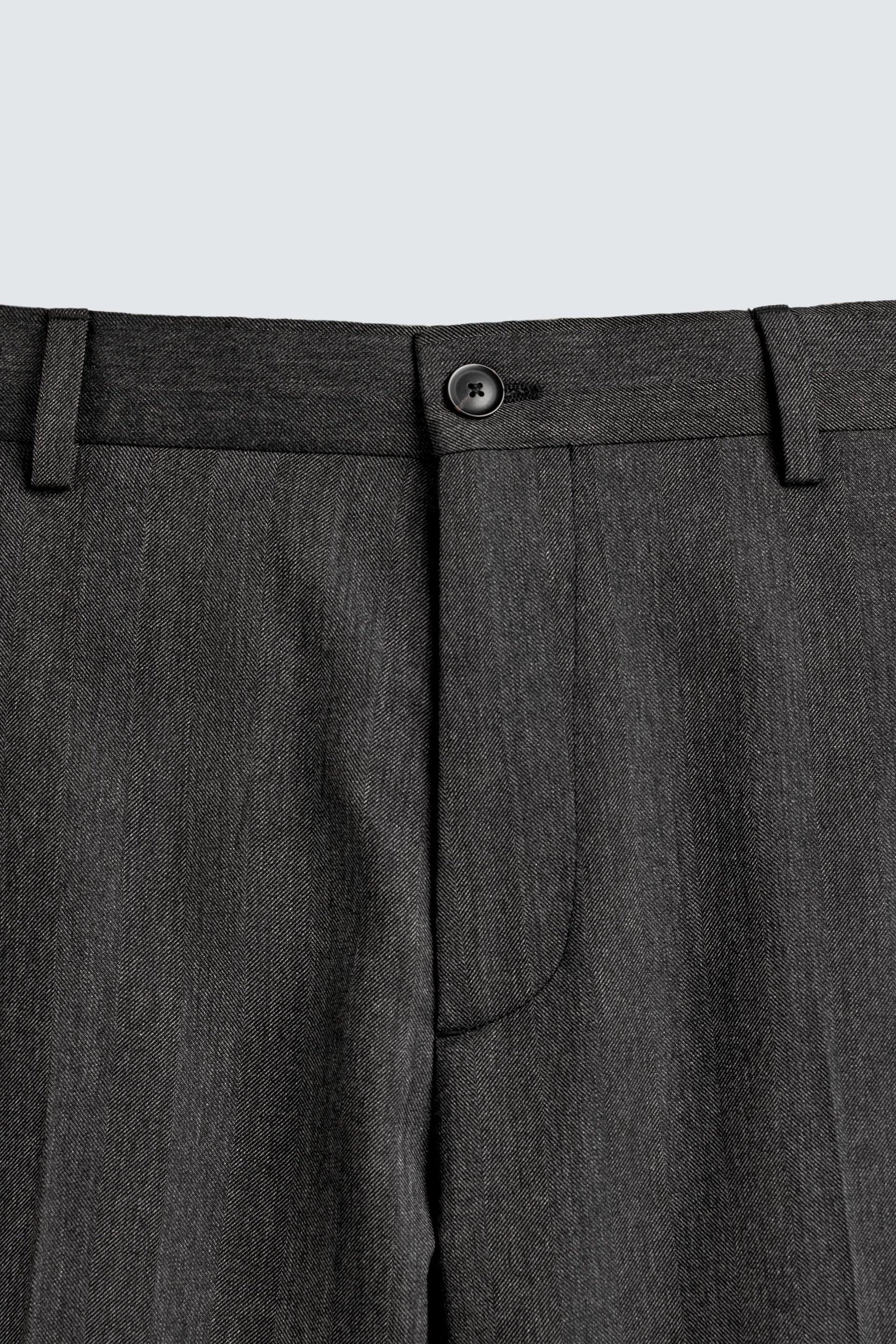 SLIM FIT SUIT TROUSERS - Image 8