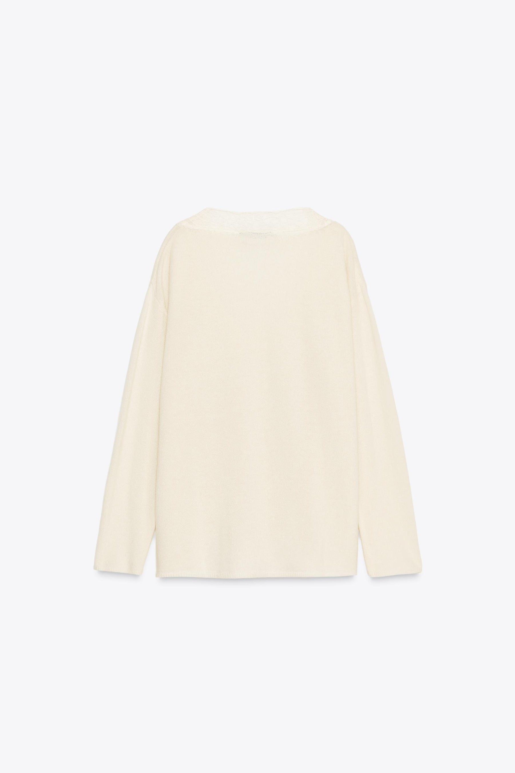 SPITZENSTRICKPULLOVER