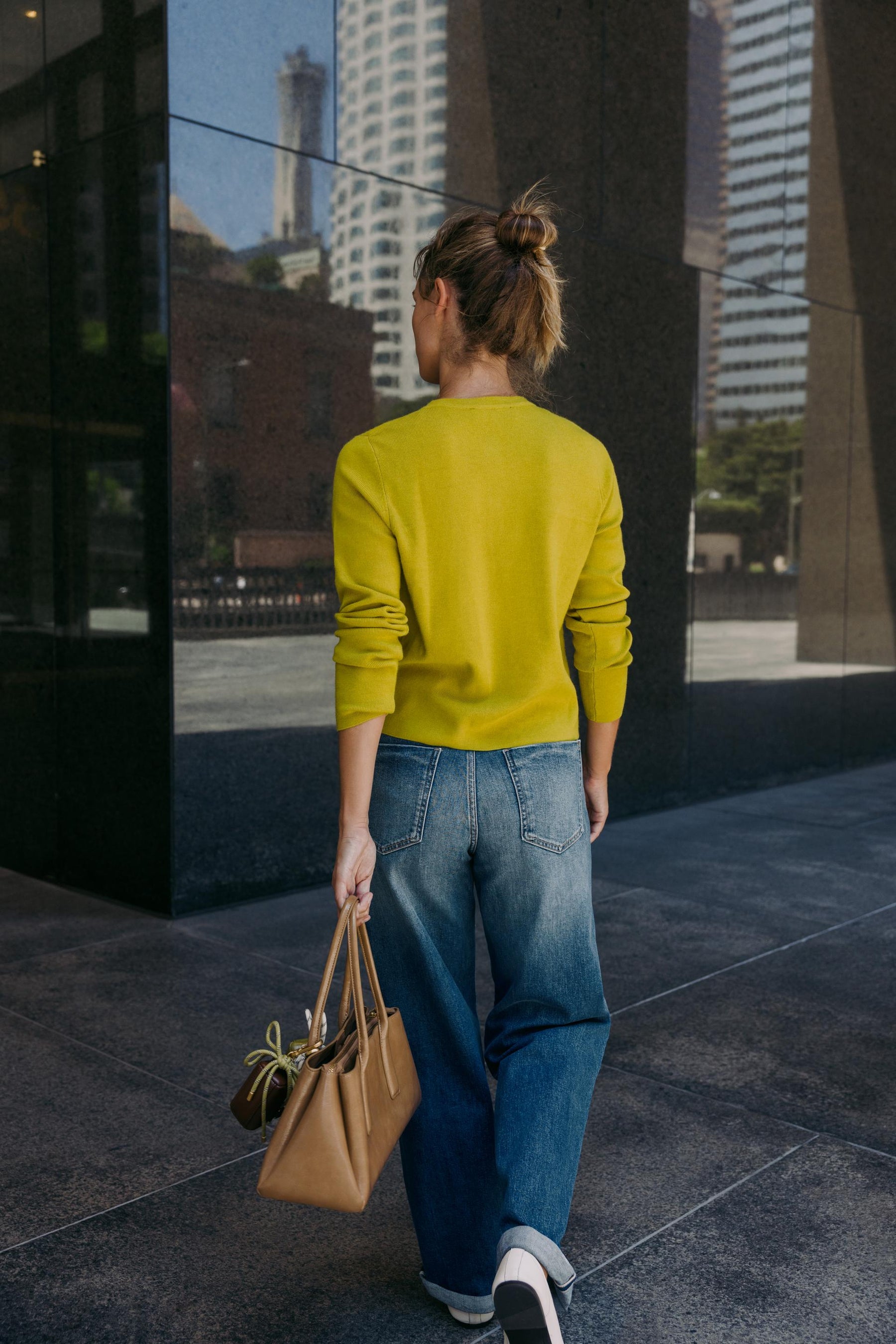 BASIC KNIT CARDIGAN WITH BUTTONS - Image 5