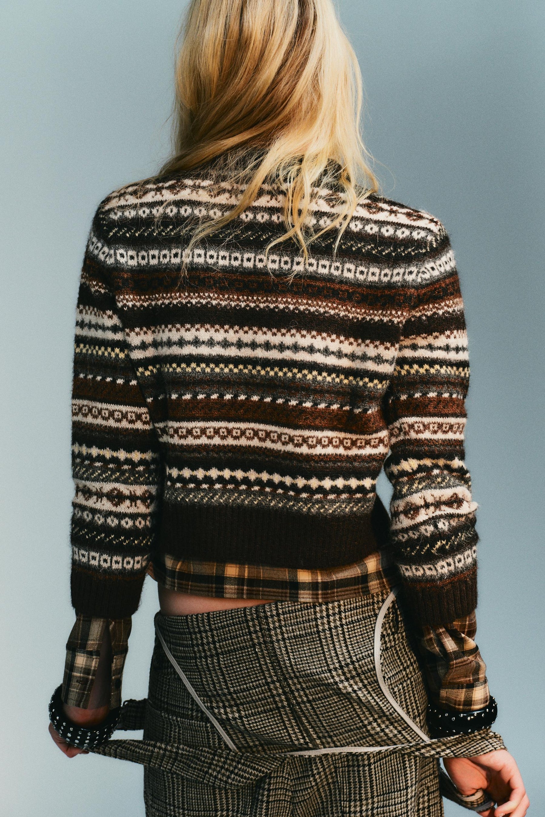 Jacquard-Strickpullover