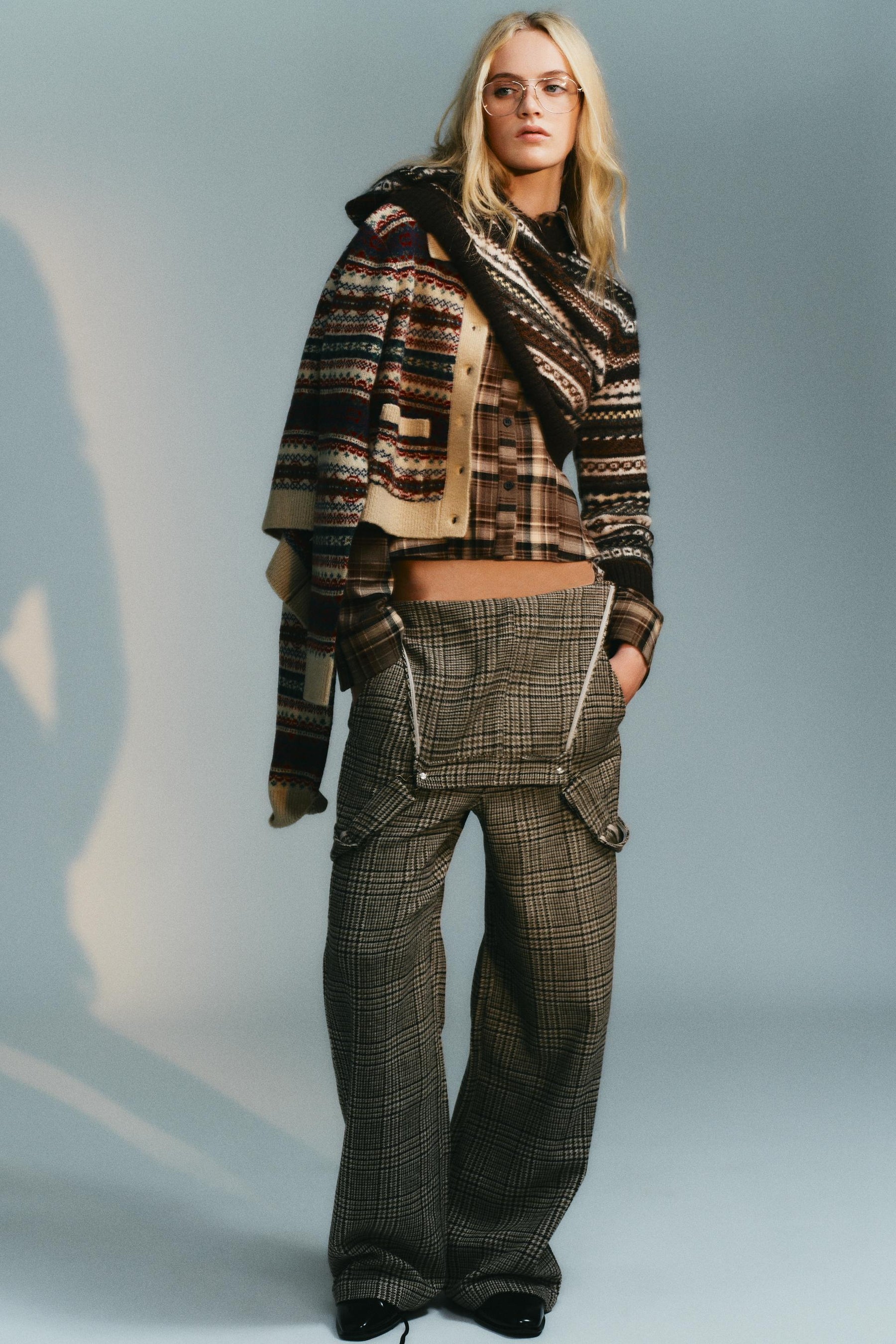 Jacquard-Strickpullover