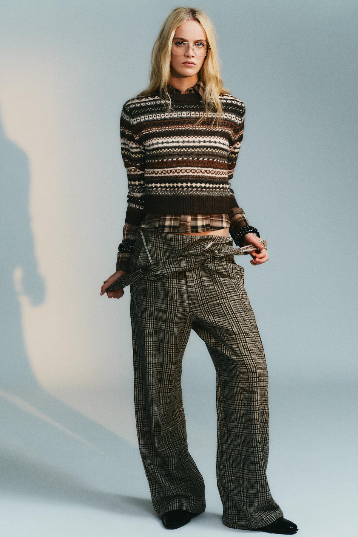 Jacquard-Strickpullover