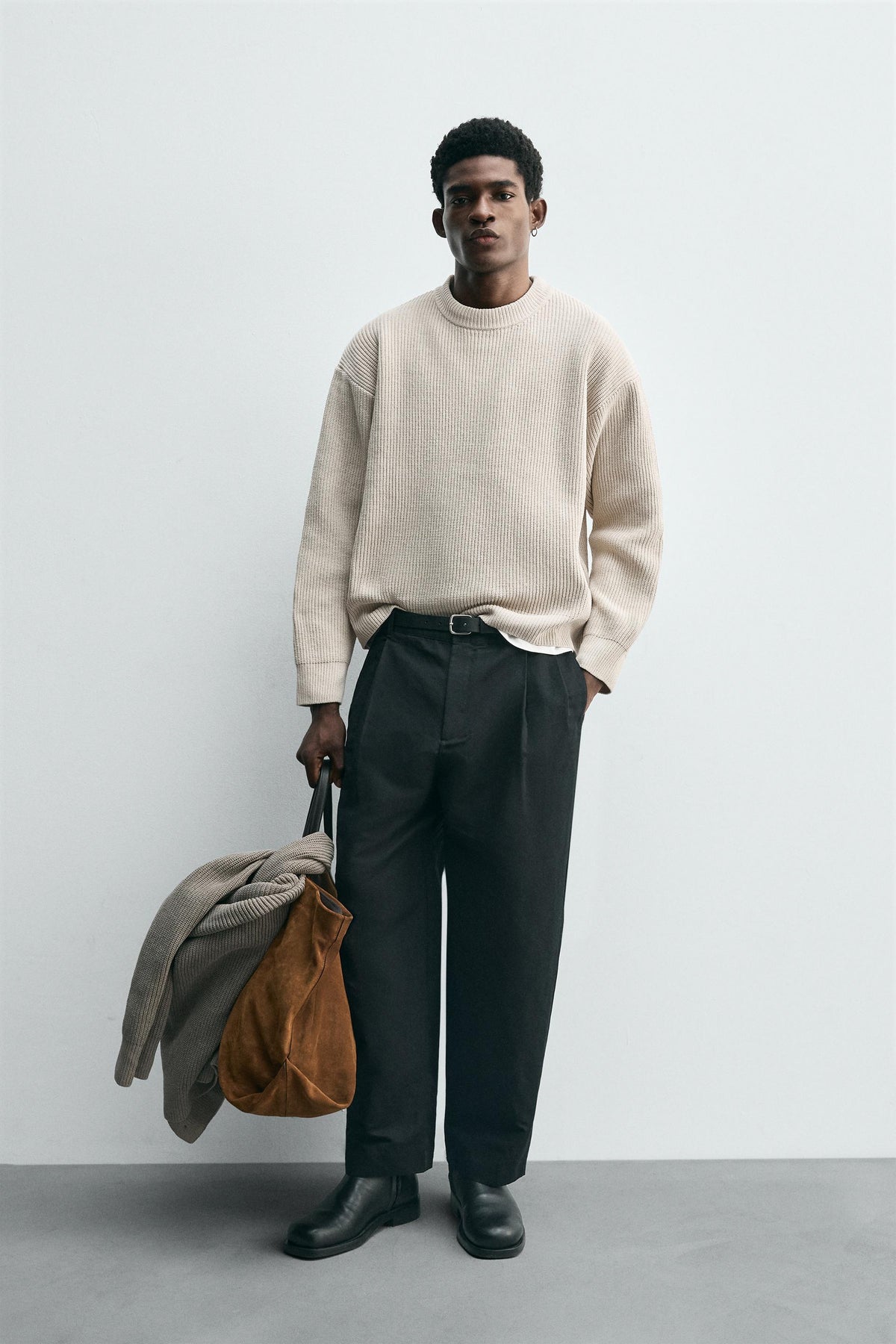 CHENILLE TEXTURED JUMPER - Image 1