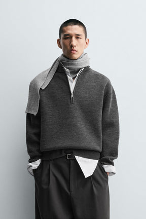 QUARTER-ZIP JUMPER - Image 2
