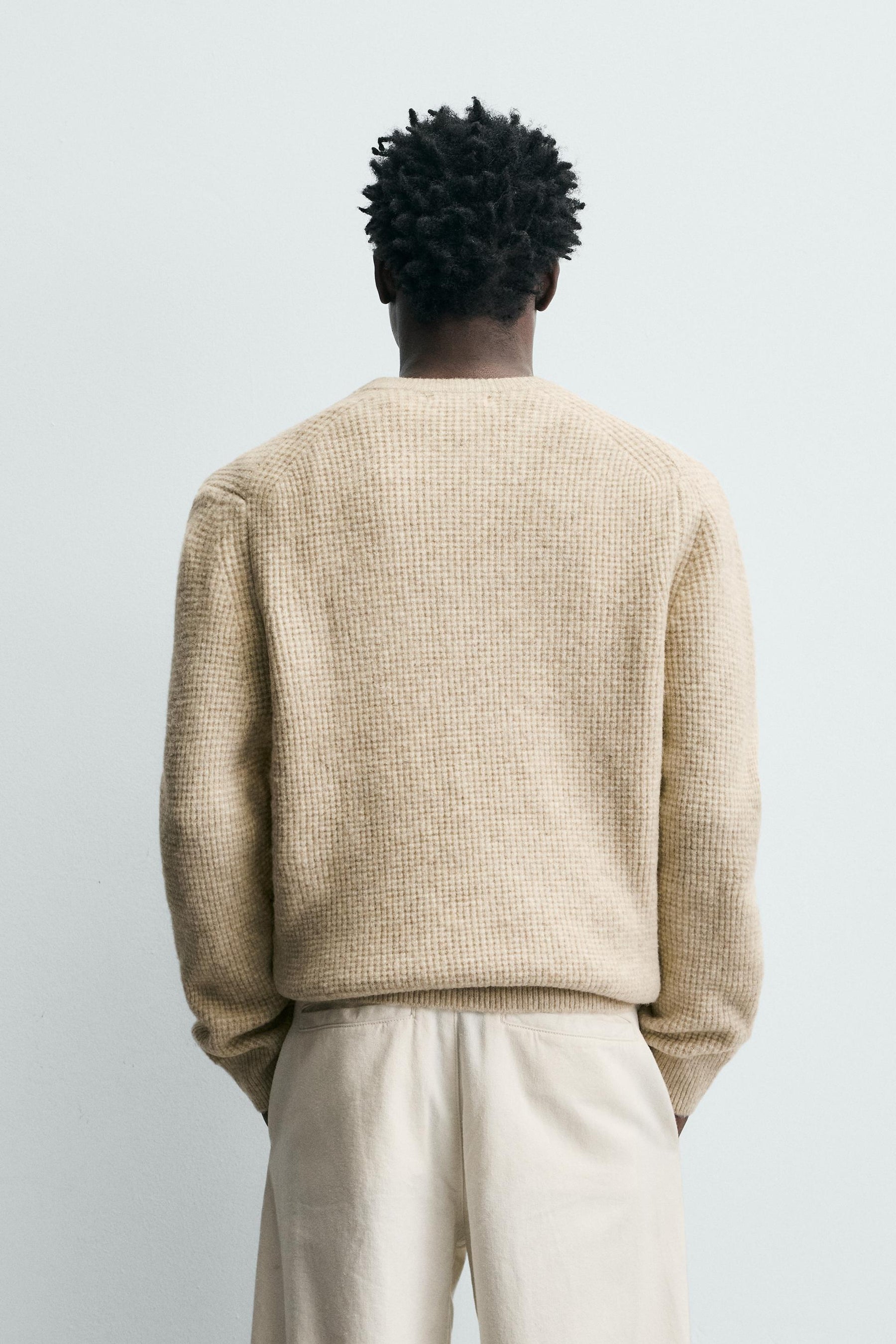 Waffle Knit Pullover