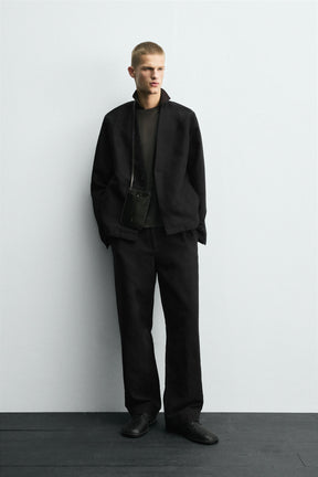 COTTON-LINEN SUIT BLAZER - Image 1