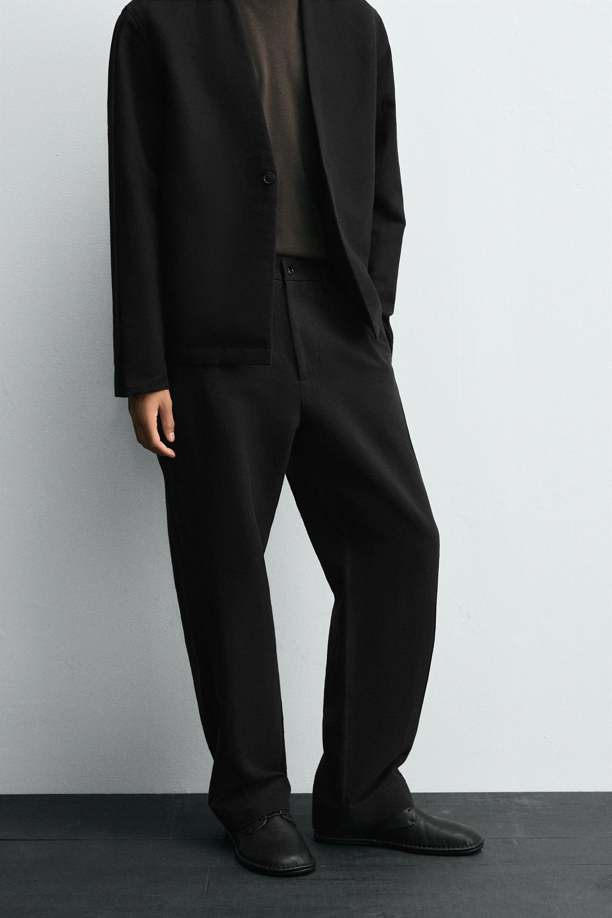 COTTON/LINEN SUIT TROUSERS - Image 2