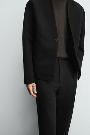 COTTON/LINEN SUIT TROUSERS - Image 5