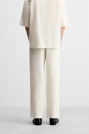 VISCOSE-JUTE TROUSERS - Image 3