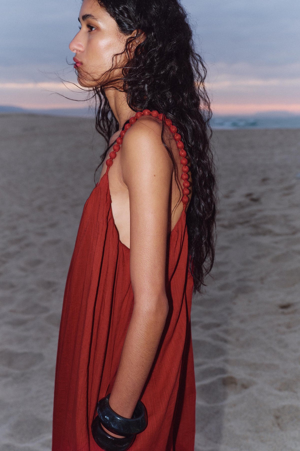 OVERSIZED STRAPPY DRESS - Image 2