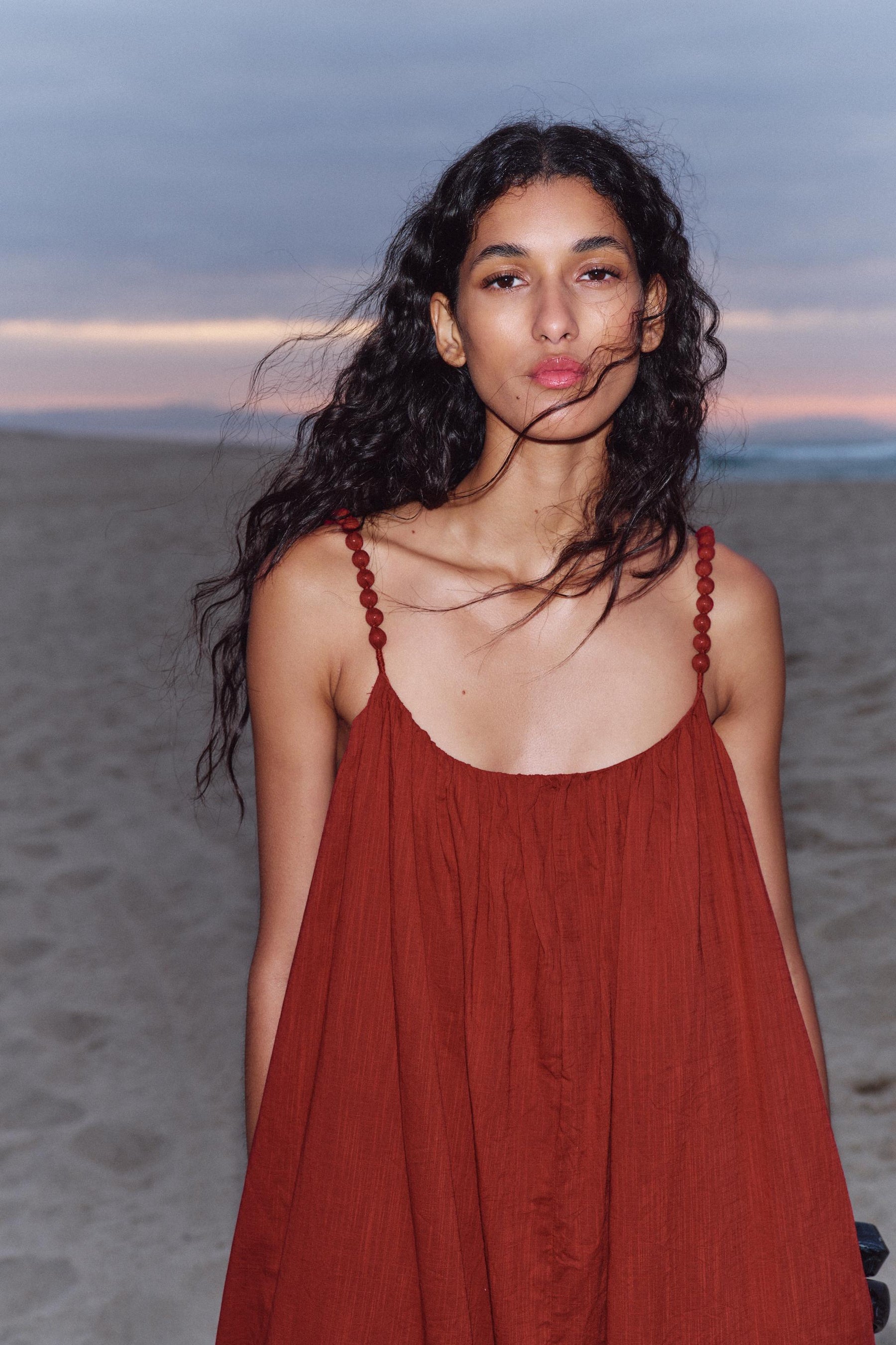 OVERSIZED STRAPPY DRESS - Image 1