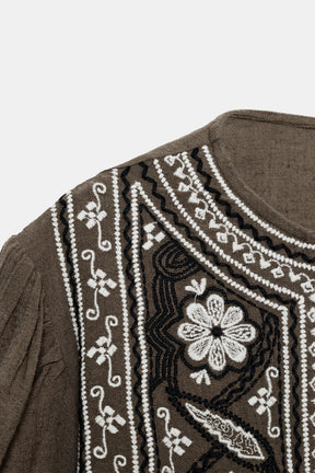 GESTICKTE BLUSE