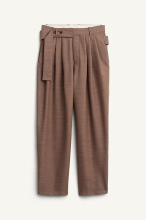LIMITED EDITION WIDE-LEG TROUSERS WITH BELT - Image 7