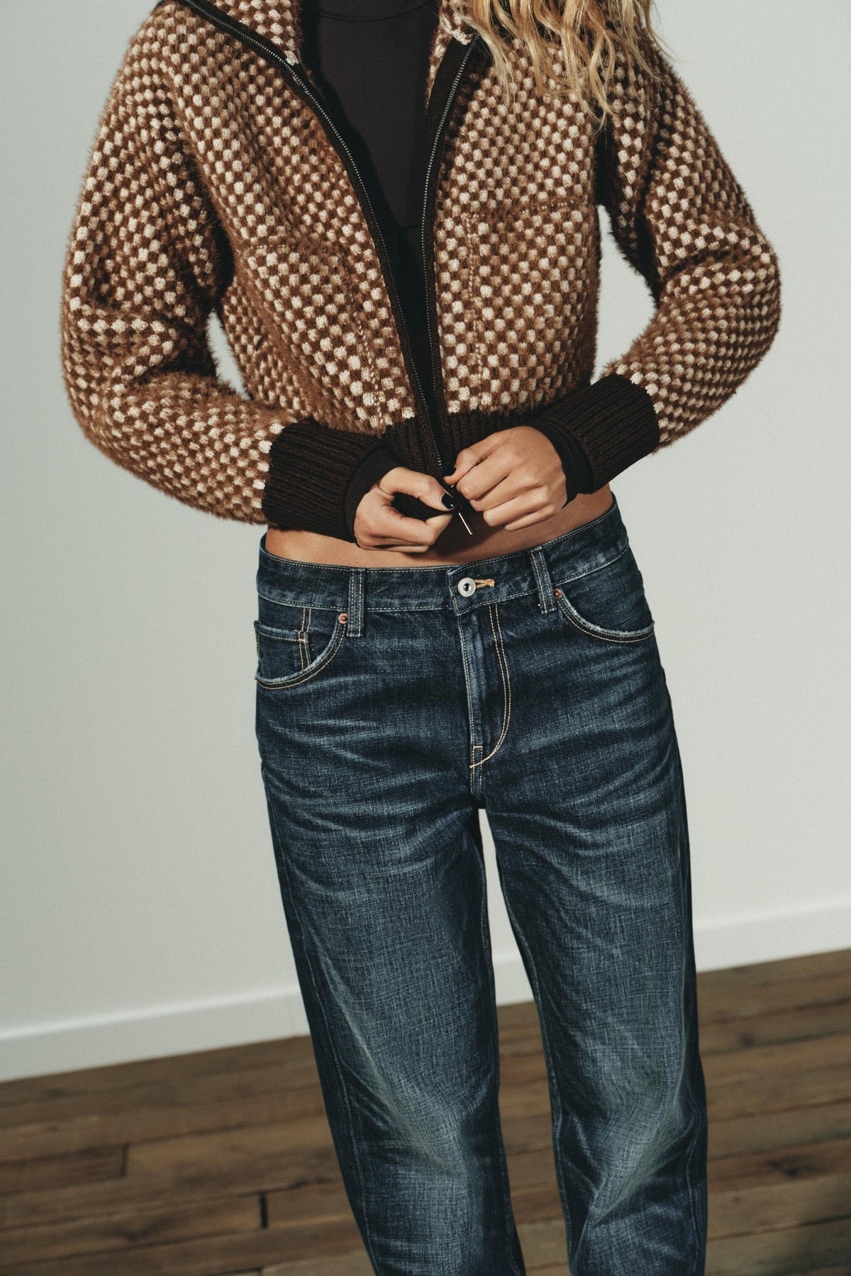 Bomberjacke aus Kunstpelz