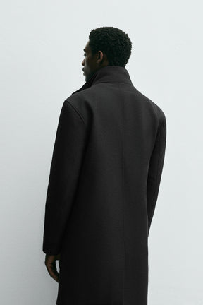 Detachable Collar Coat