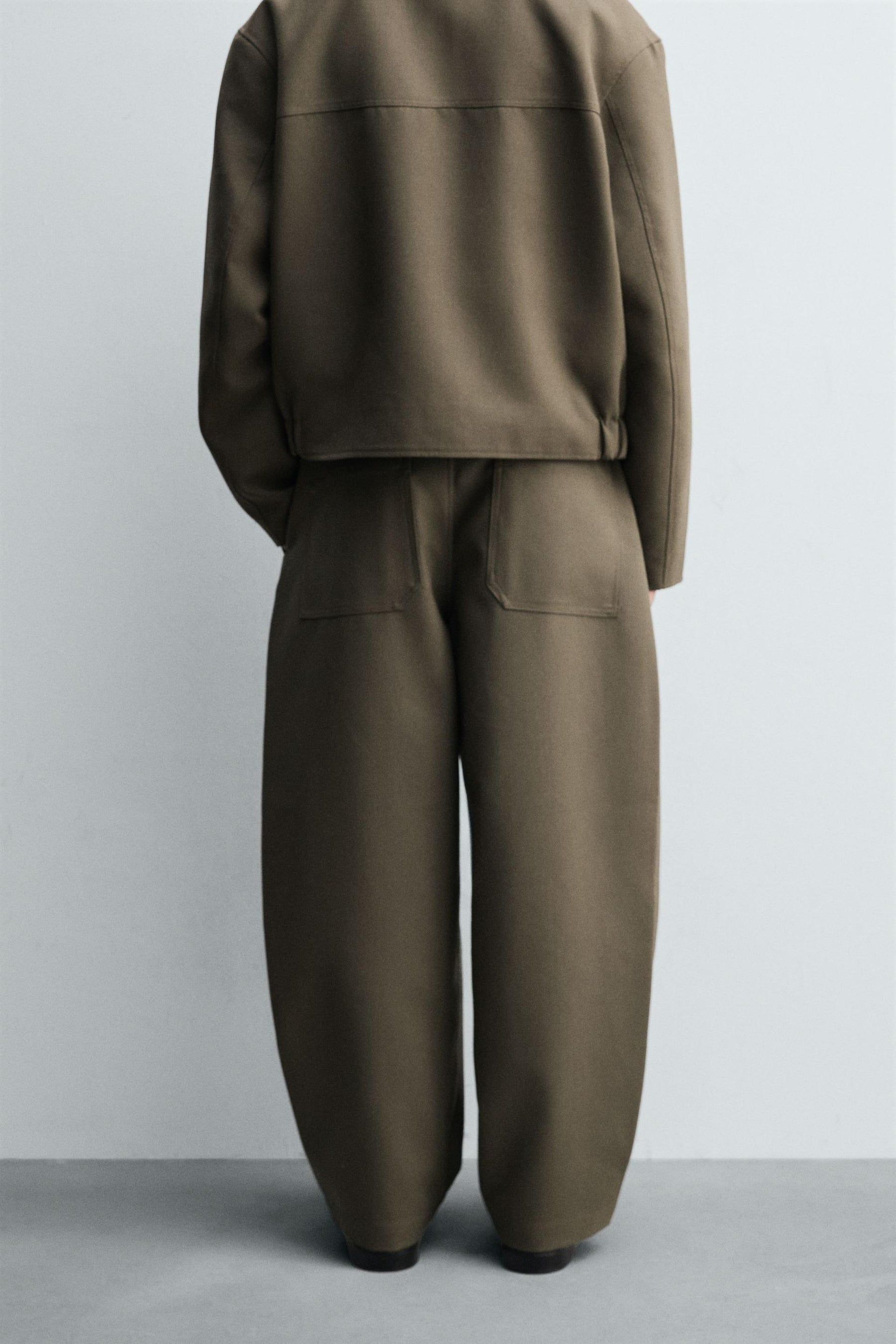 BALLOON FIT PLEATED TROUSERS - Image 3