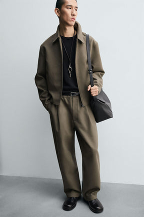 BALLOON FIT PLEATED TROUSERS - Image 5