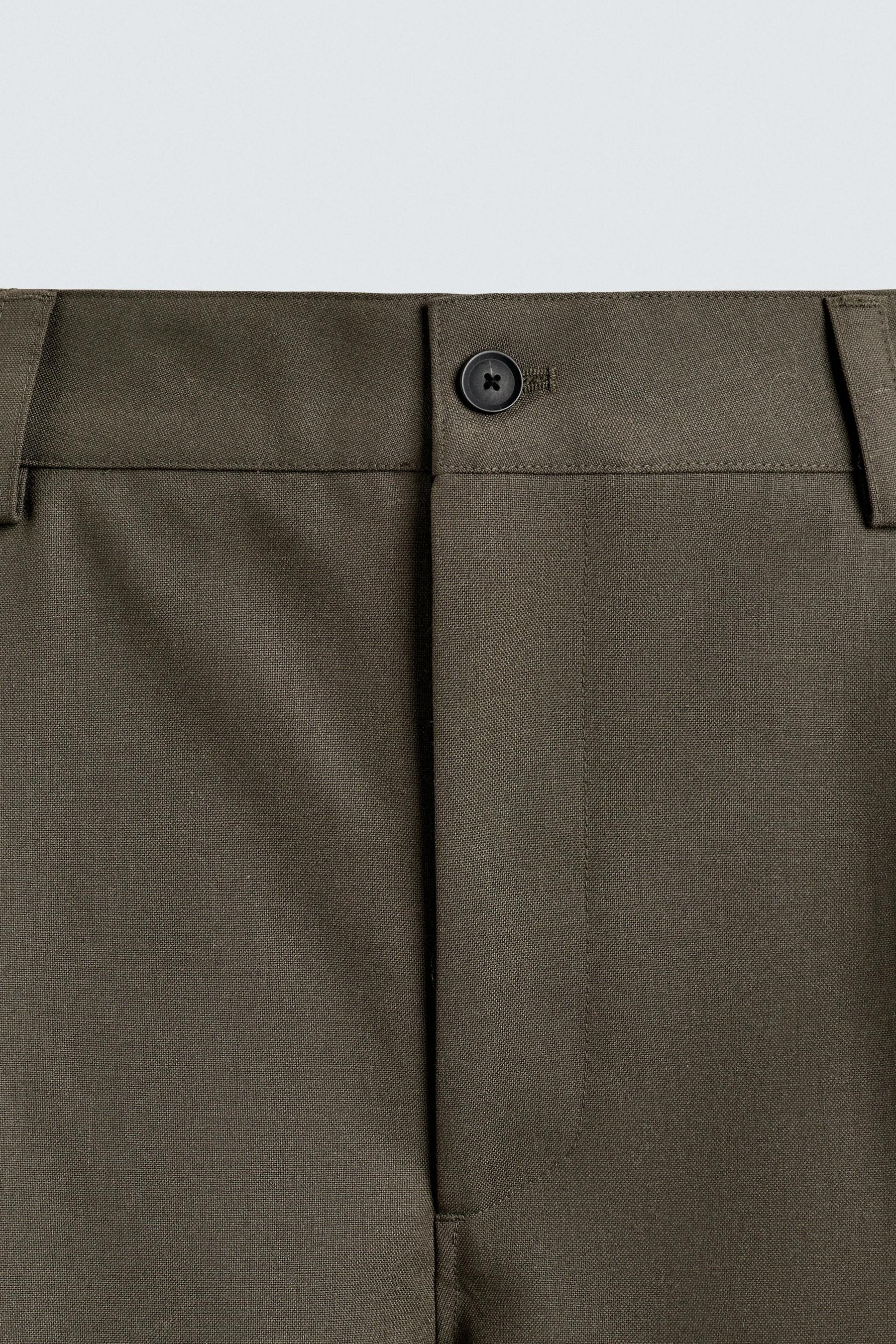 BALLOON FIT PLEATED TROUSERS - Image 9