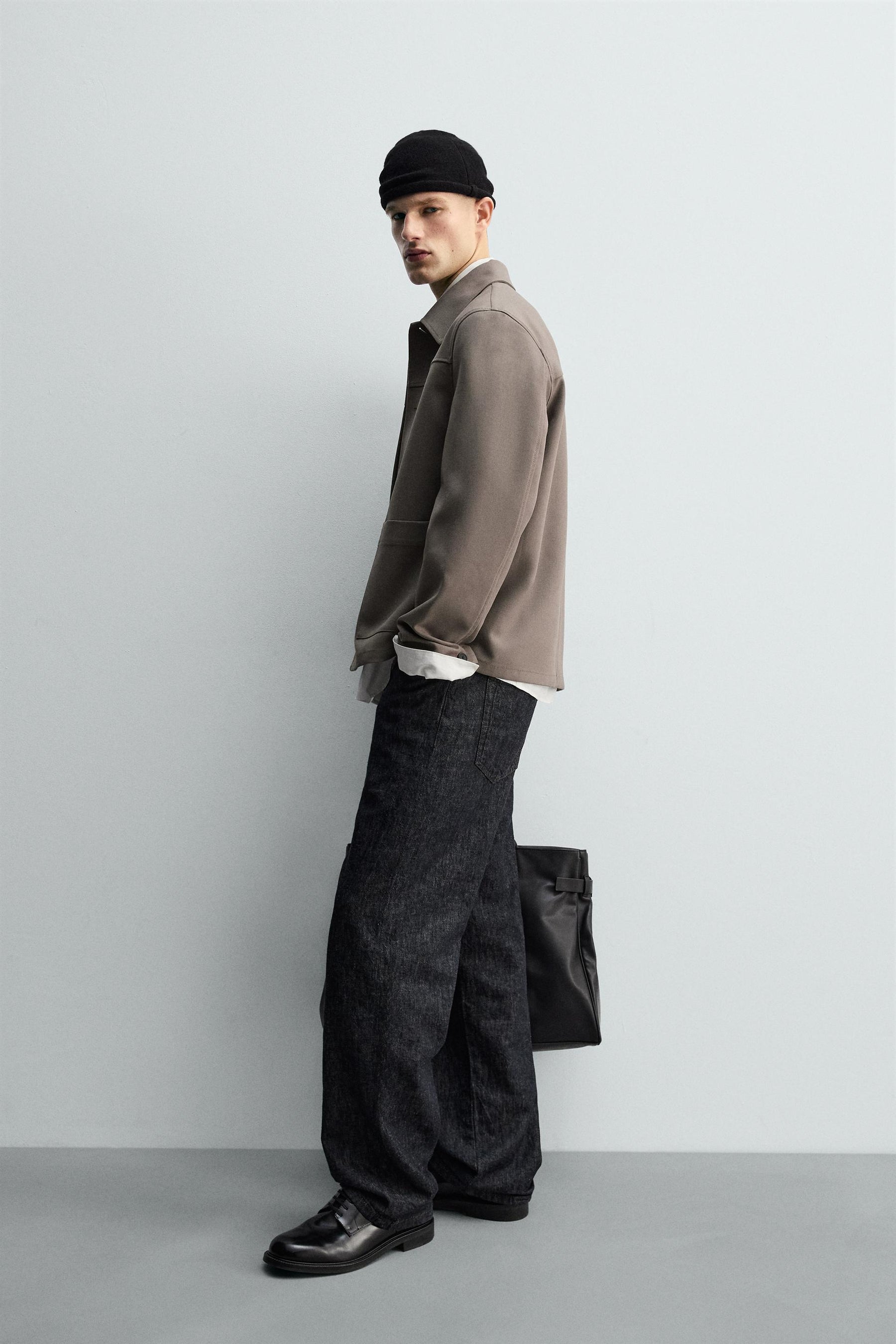 RELAXED FIT OVERSHIRT WITH POCKETS - Image 4