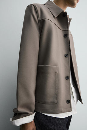 RELAXED FIT OVERSHIRT WITH POCKETS - Image 7