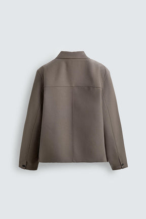 RELAXED FIT OVERSHIRT WITH POCKETS - Image 9