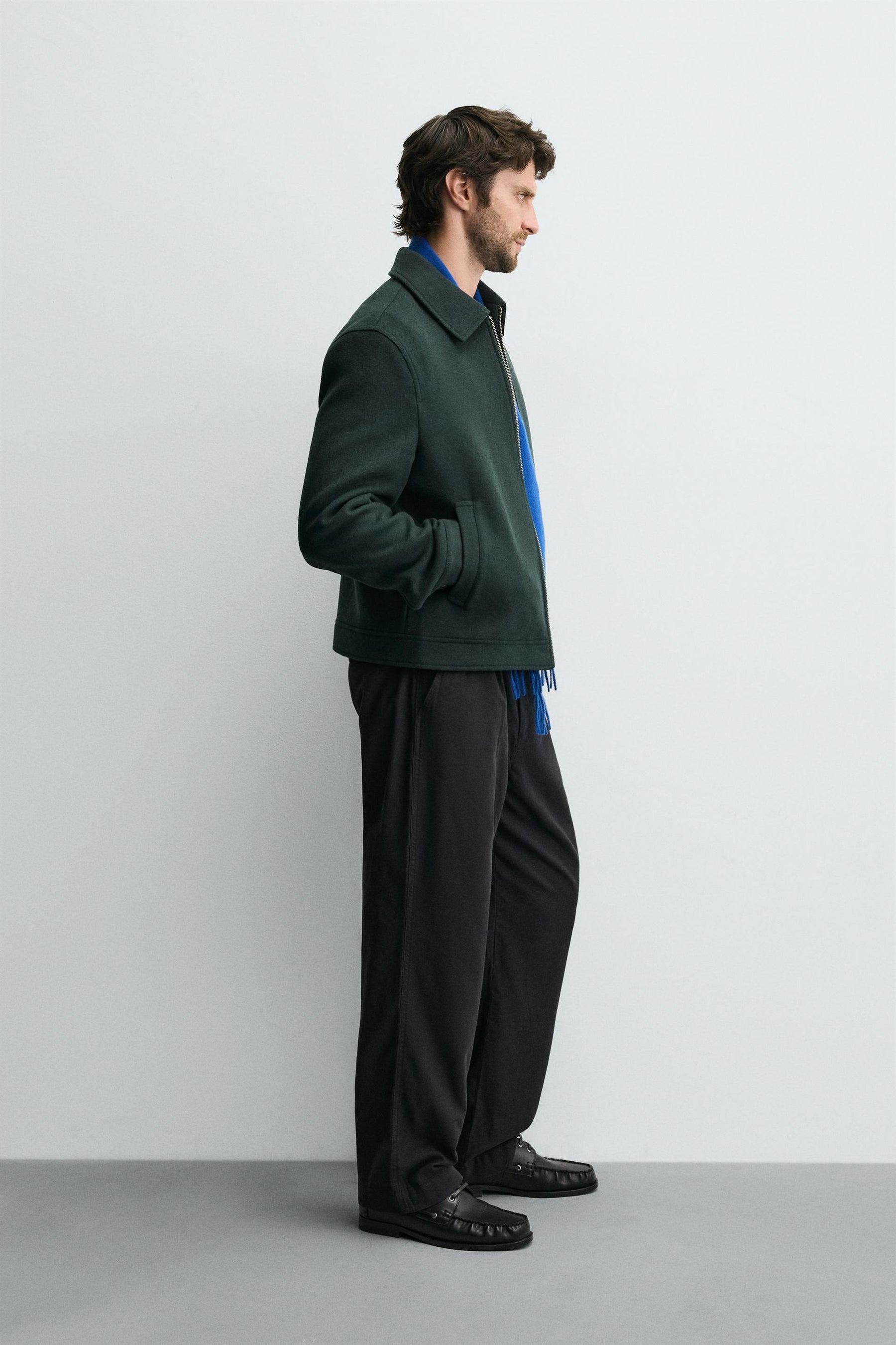 WOOL-BLEND JACKET WITH ZIP - Image 4