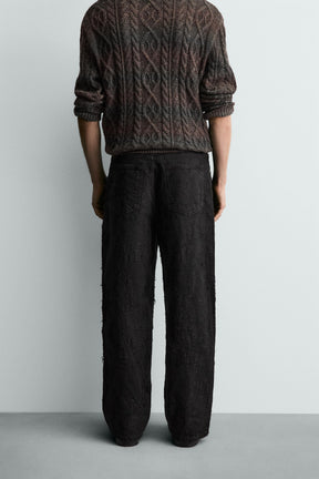 Textured Jacquard Hosiery