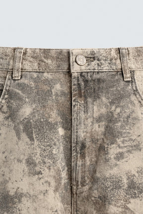 ABSTRACT PRINT BAGGY FIT TROUSERS - Image 9