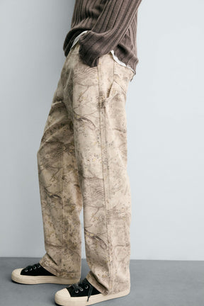 ABSTRACT PRINT CARPENTER TROUSERS - Image 5