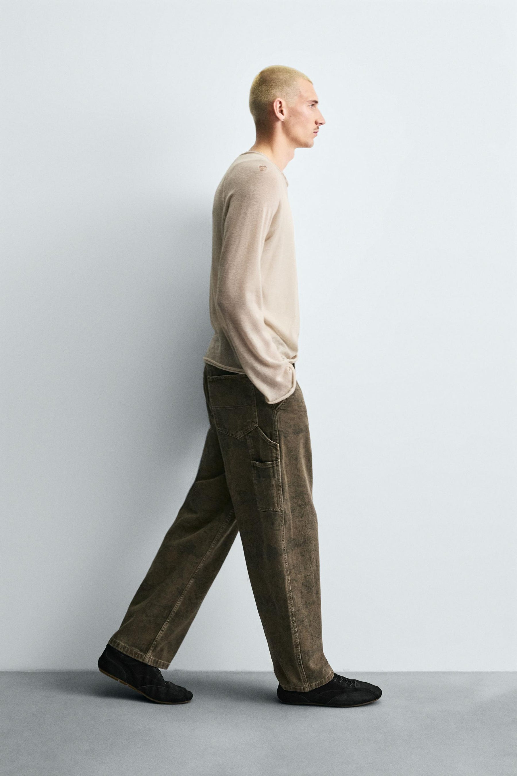 ABSTRACT PRINT CARPENTER TROUSERS - Image 6