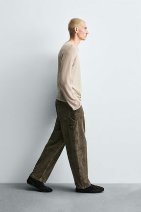 ABSTRACT PRINT CARPENTER TROUSERS - Image 6