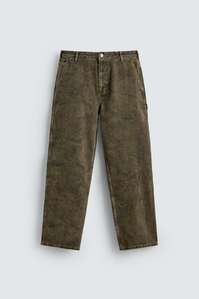 ABSTRACT PRINT CARPENTER TROUSERS - Image 7