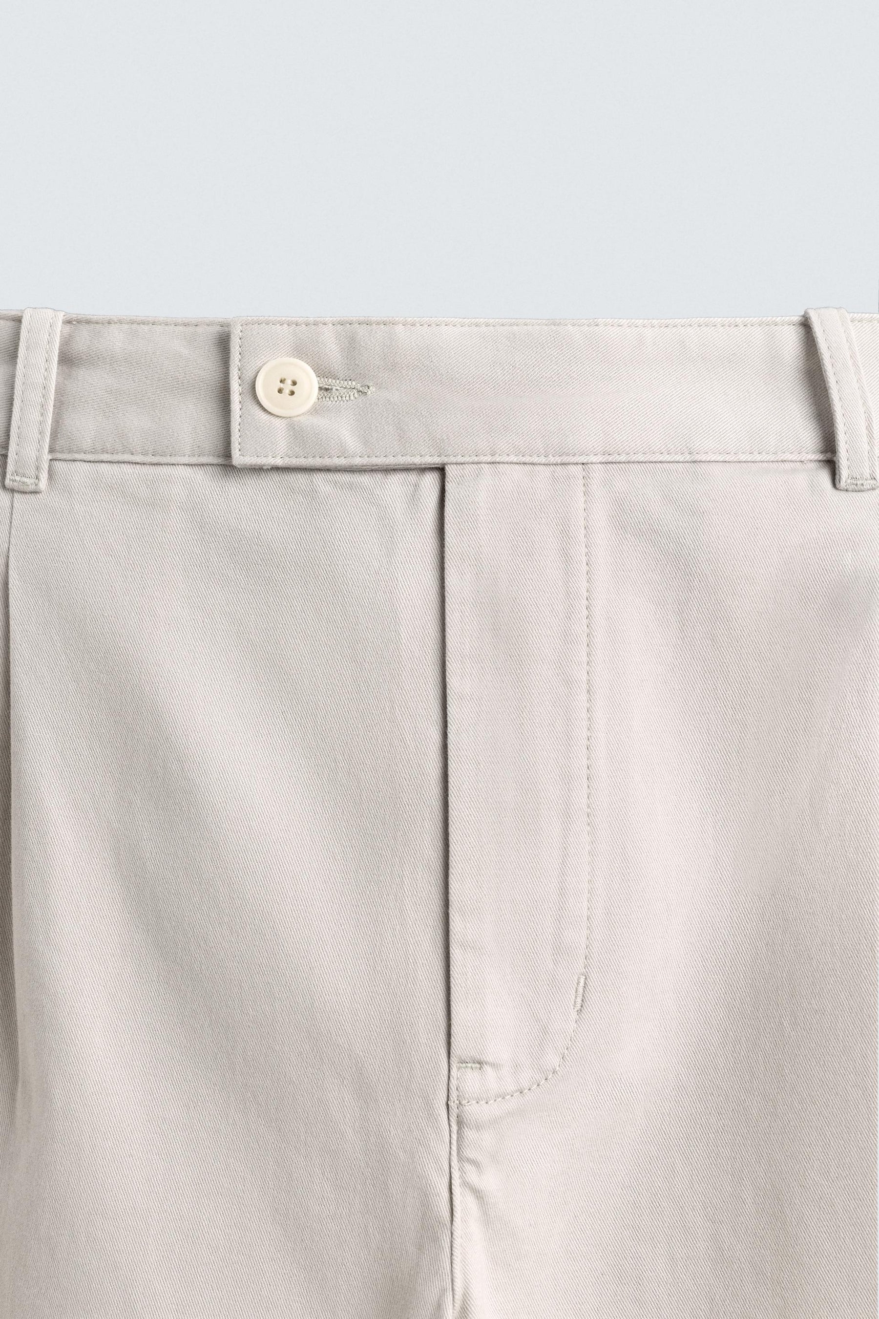 RELAXED FIT PLEATED TROUSERS - Image 8