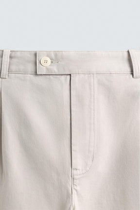 RELAXED FIT PLEATED TROUSERS - Image 8