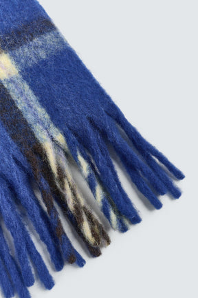 BRUSHED CHECK SCARF - Image 5