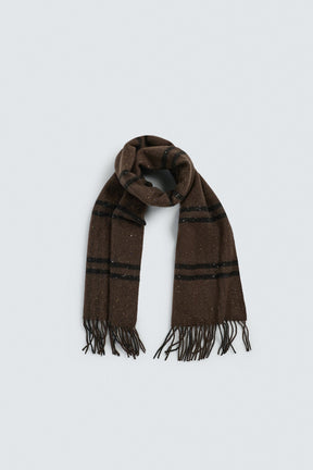 CHECKED WOOL BLEND SCARF - Image 4