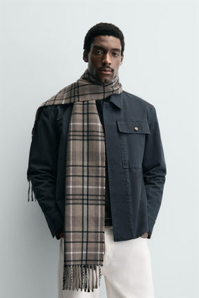 COMBINED CHECK SCARF - Image 1