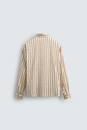 STRIPED SHIRT WITH BOW - Image 7