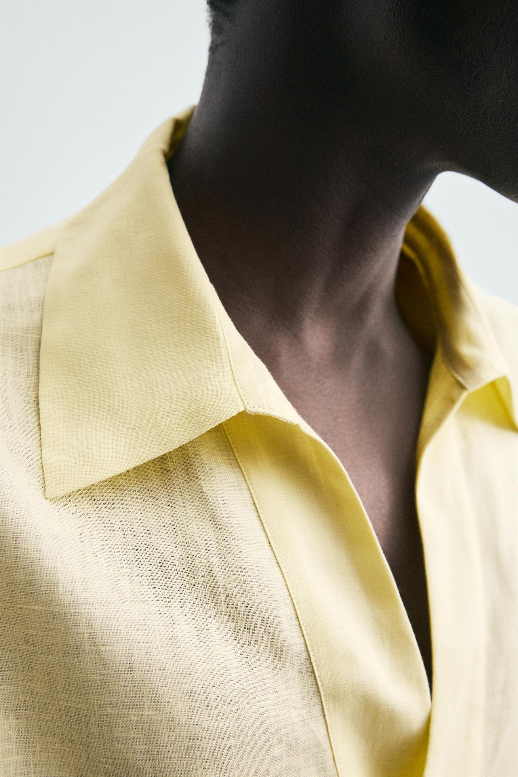 100% LINEN POLO SHIRT - Image 7