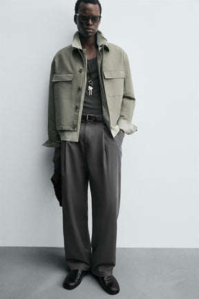 Boxy Pocket Overshirt