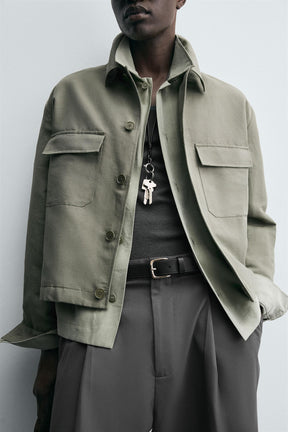 Boxy Pocket Overshirt