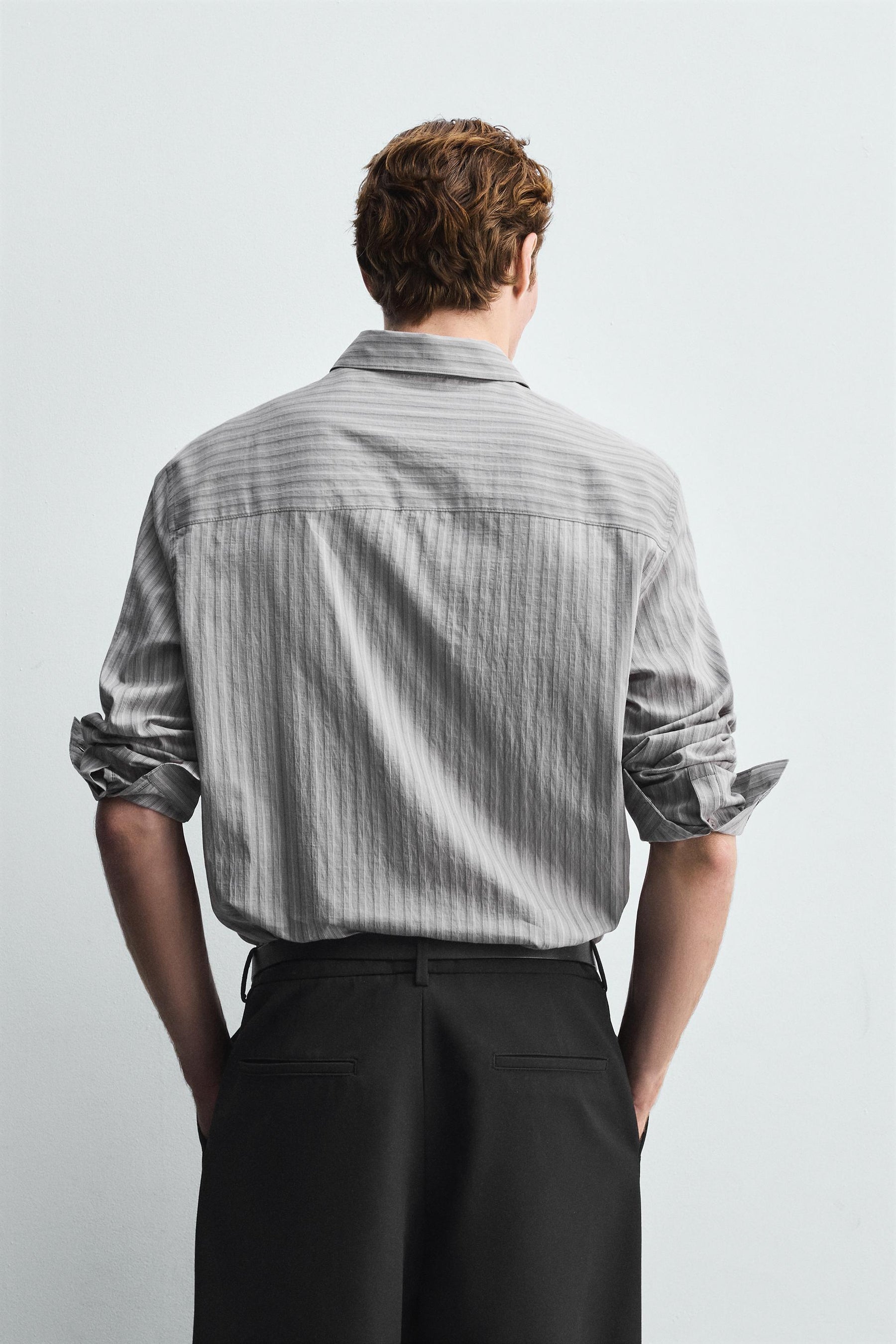 STRIPED TEXTURED SHIRT - Image 3