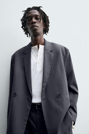 DOUBLE-BREASTED SUIT BLAZER - Image 5