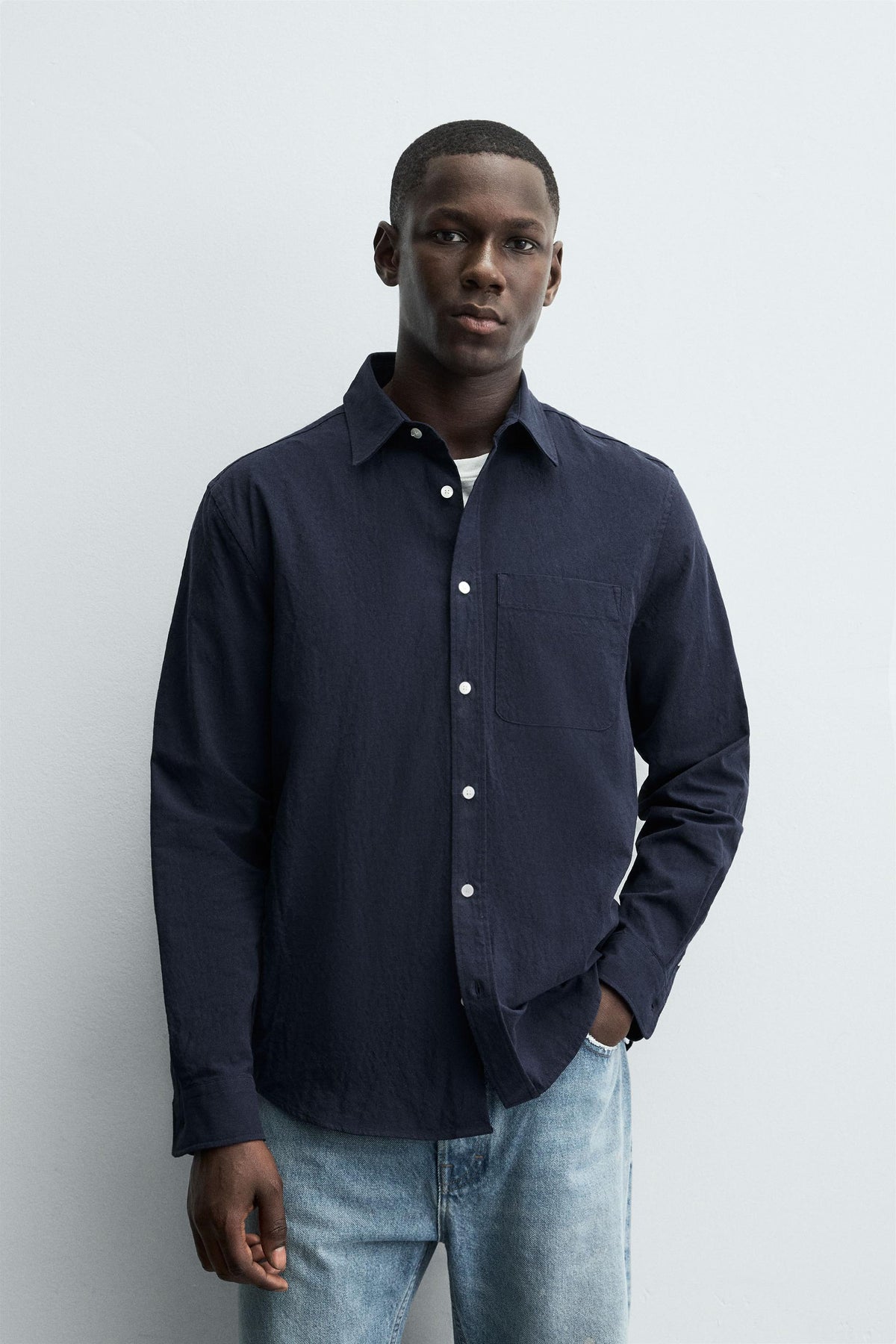 WASHED STRIPED SHIRT - Image 2