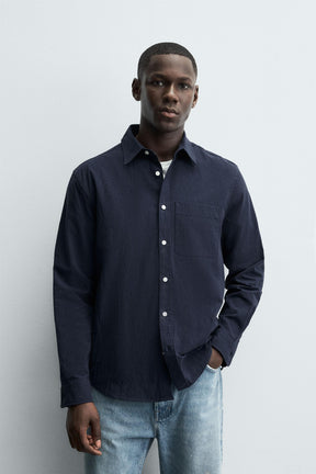 WASHED STRIPED SHIRT - Image 2