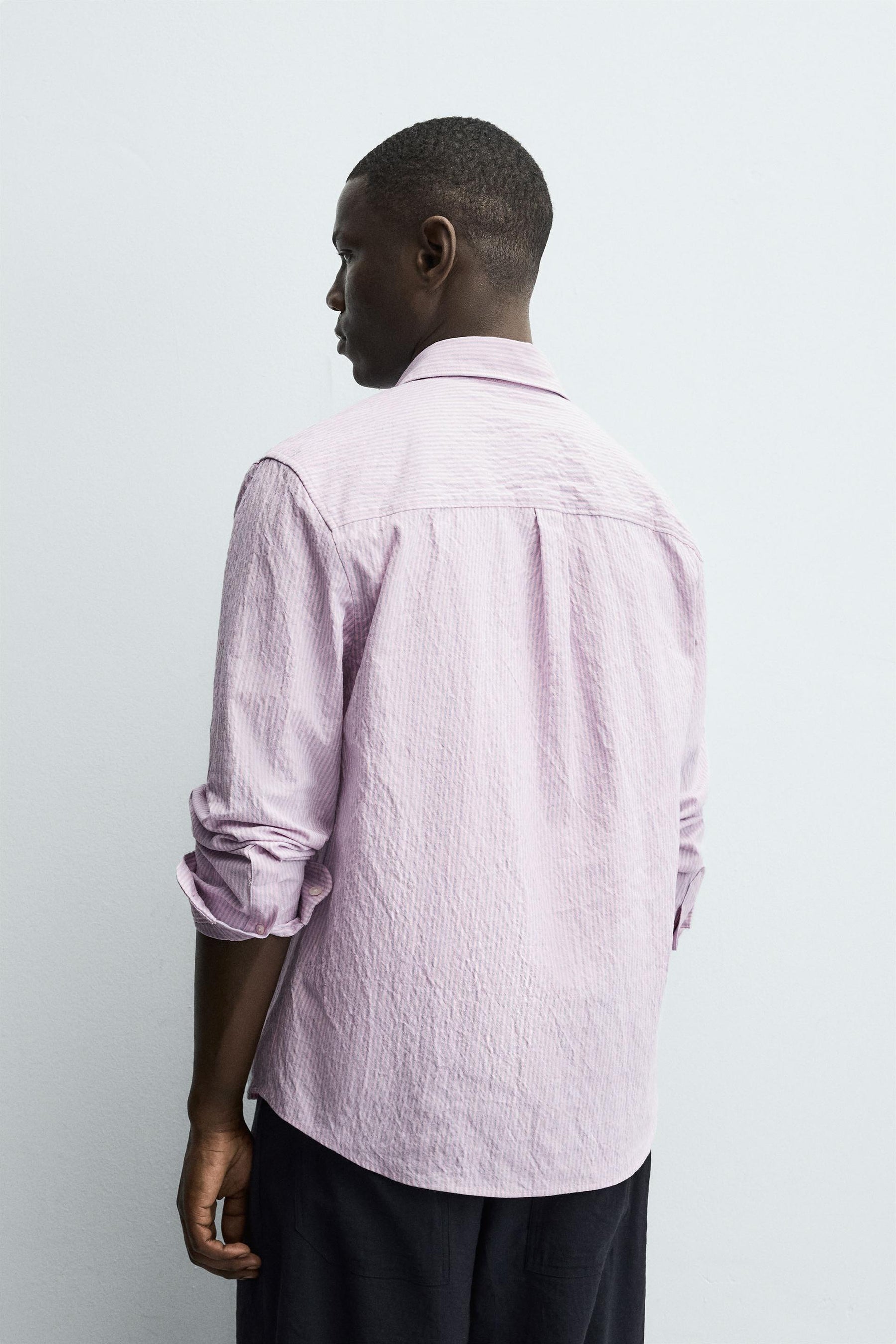 WASHED STRIPED SHIRT - Image 3