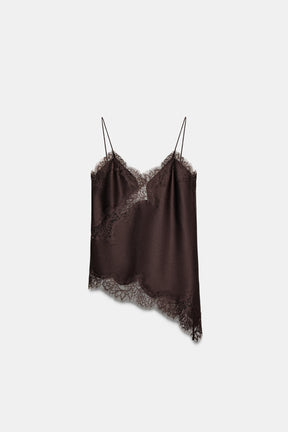 Spitzen-Camisole-Top