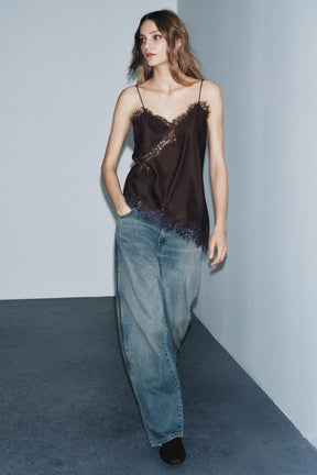 Spitzen-Camisole-Top