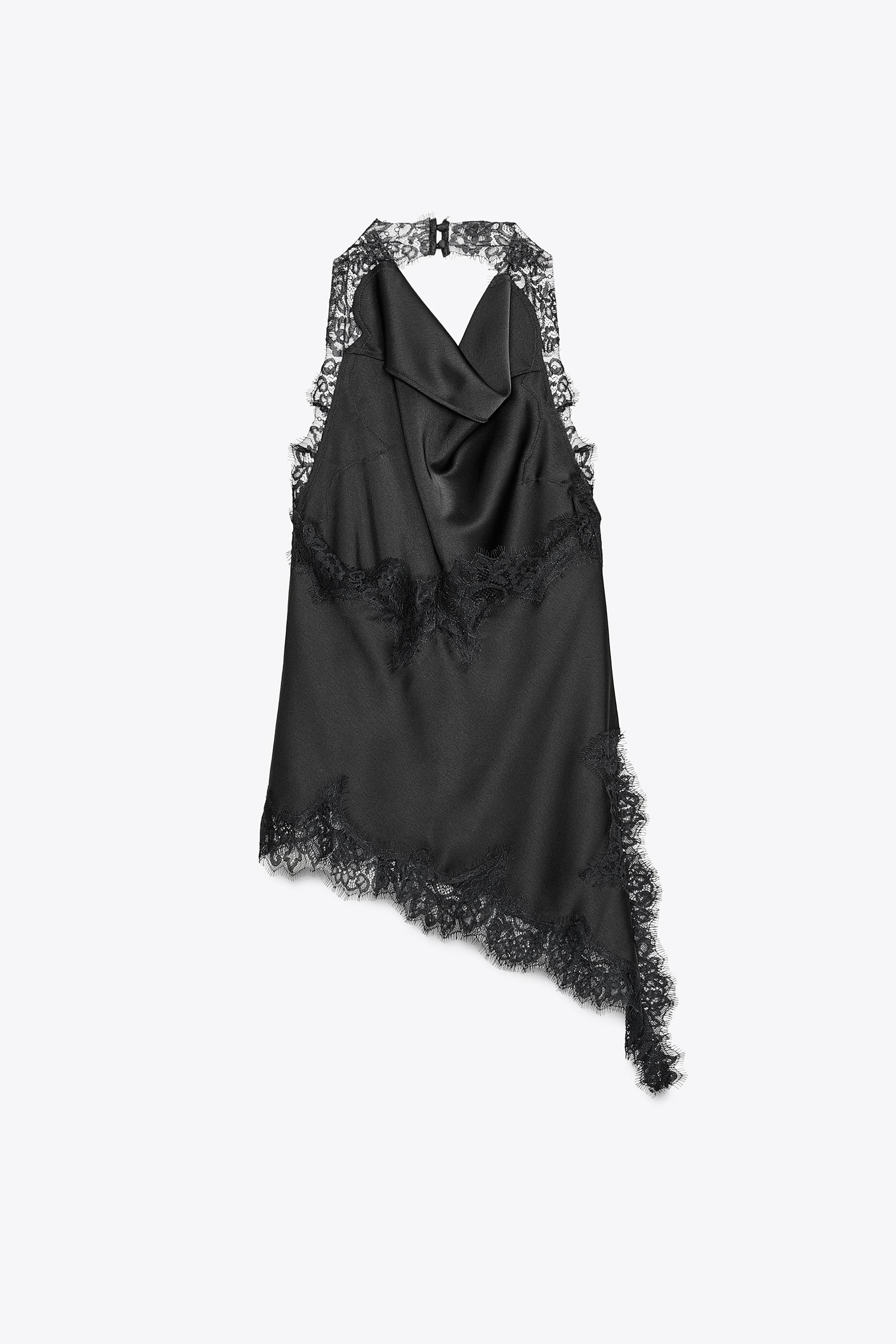 Spitzen-Neckholder-Top